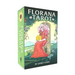 芙蘿娜塔羅｜Florana Tarot｜78張,絢麗多彩來自植物和動物靈感充滿風格化的藝術作品,贈中文翻譯